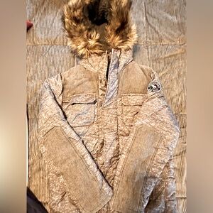 Boys Abercrombie winter coat good condition size 13-14